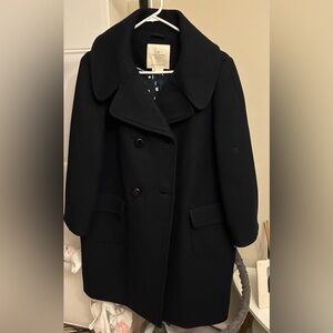 kate spade Elegant Black Pea Coat